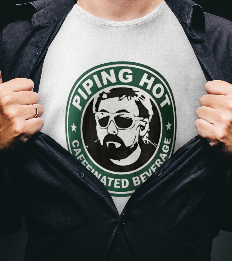 Piping Hot Caffeinated Beverage Adam The Woo T-Shirt