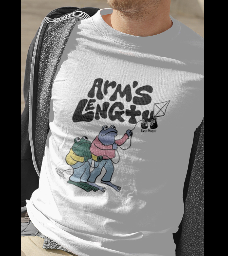 Arm's Length Frog And Toad Kite Emo Music T-Shirt