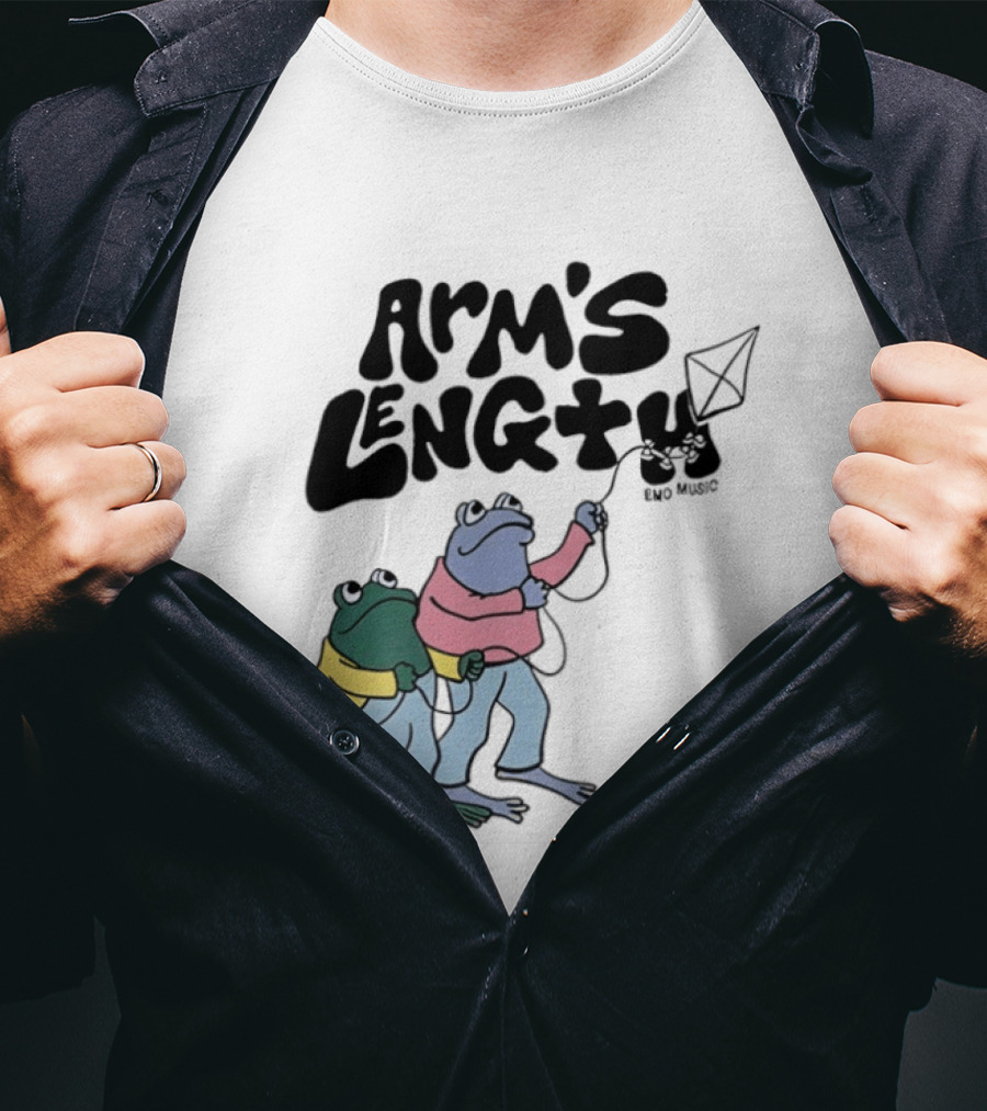 Arm's Length Frog And Toad Kite Emo Music T-Shirt