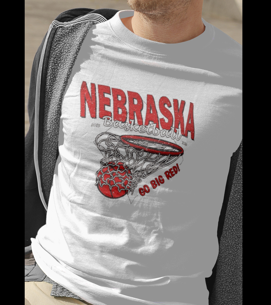 Nebraska Basketball Go Big Red 2025 2026 T-Shirt