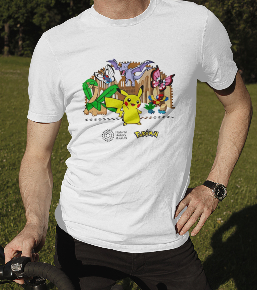 Pokémon Natural History Museum 2026 Pikachu And Friends Adventure T-Shirt