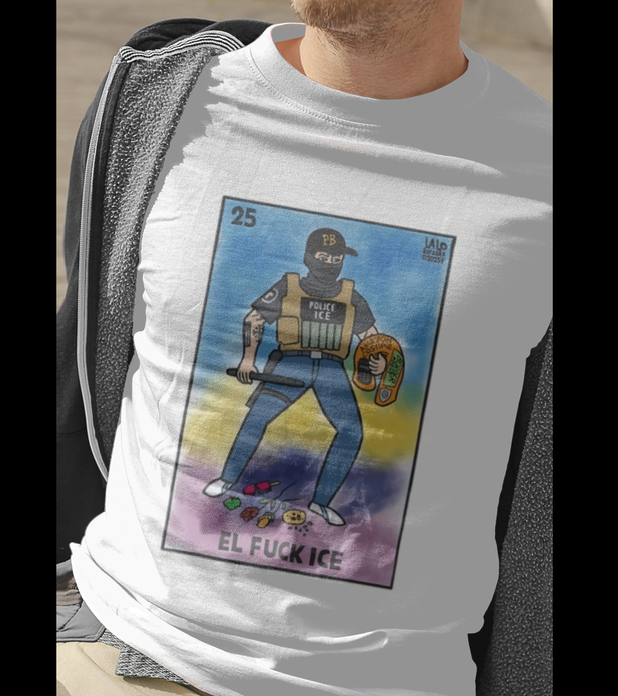 Police Ice Amazon Costume El Fck Ice Lalo Alcaraz 2023 PB T-Shirt