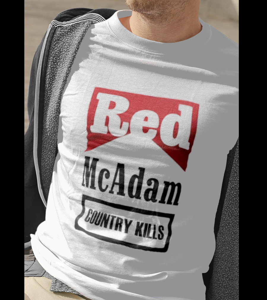 Red McAdam Country Kills Bold T-Shirt