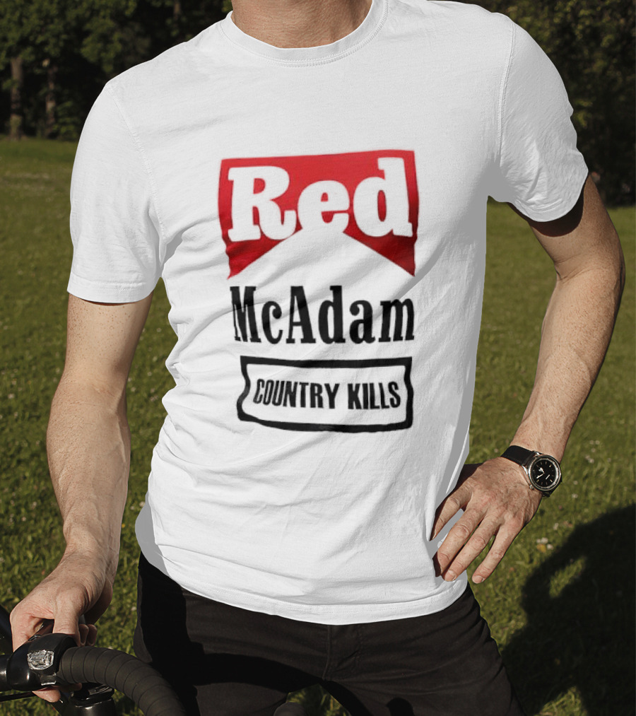 Red McAdam Country Kills Bold T-Shirt