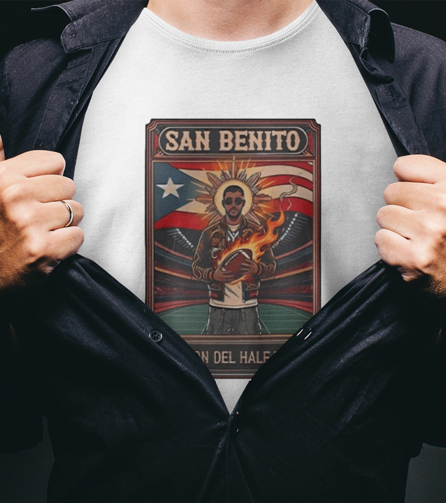 San Benito Patron Del Half Time Game Day Benito Bowl T-Shirt