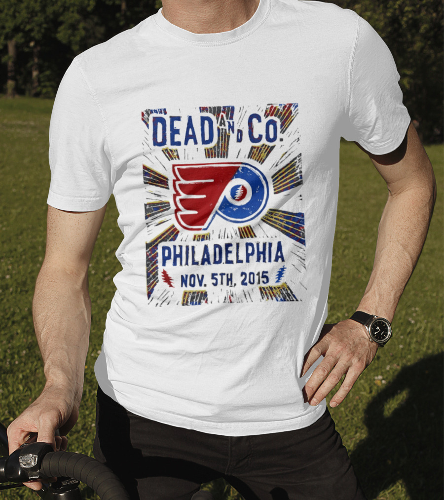 Dead And Company Philadelphia Flyers Nov 5th 2015 T-Shirt