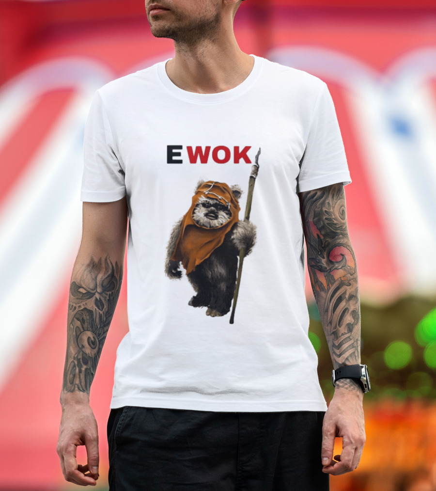 Ewok Wicket W Warrick Star Wars Character Iconic Film Creature T-Shirt