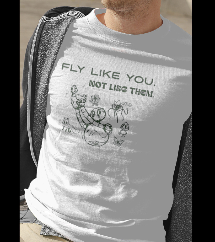 Fly Like You Not Like Them Wild Robot T-Shirt