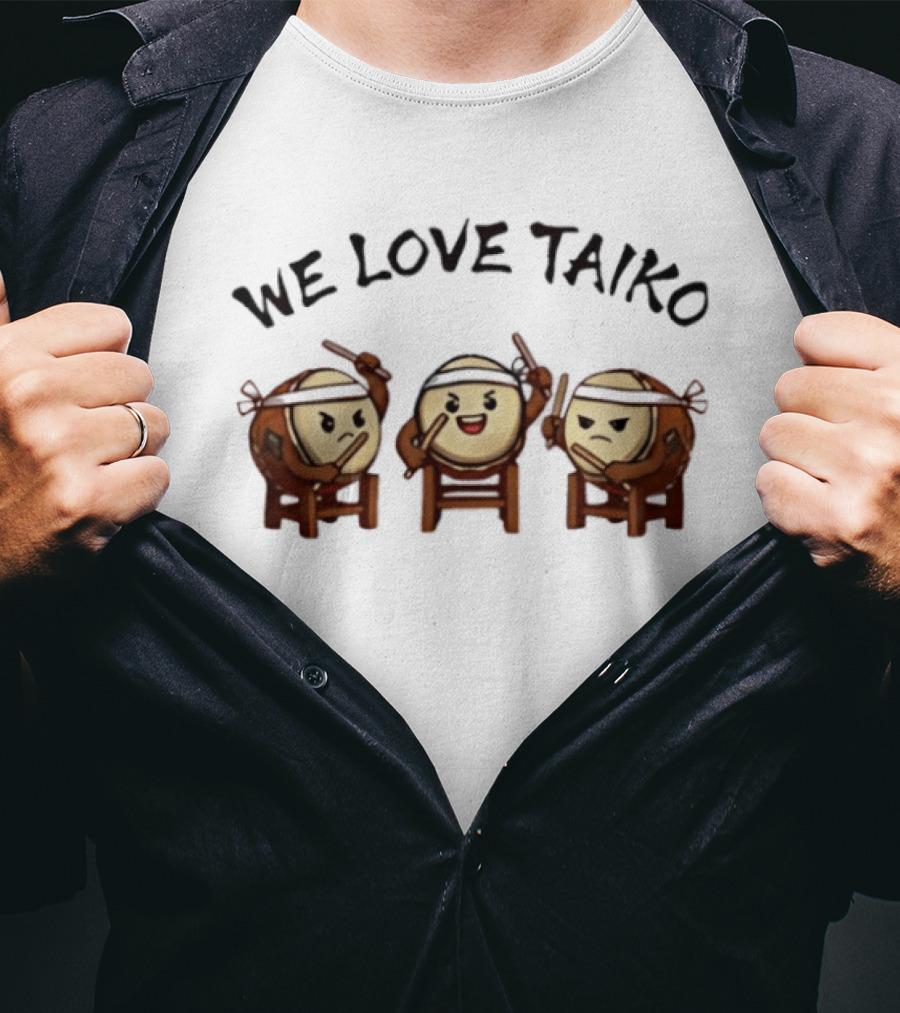 We Love Taiko Drumming Trio T-Shirt