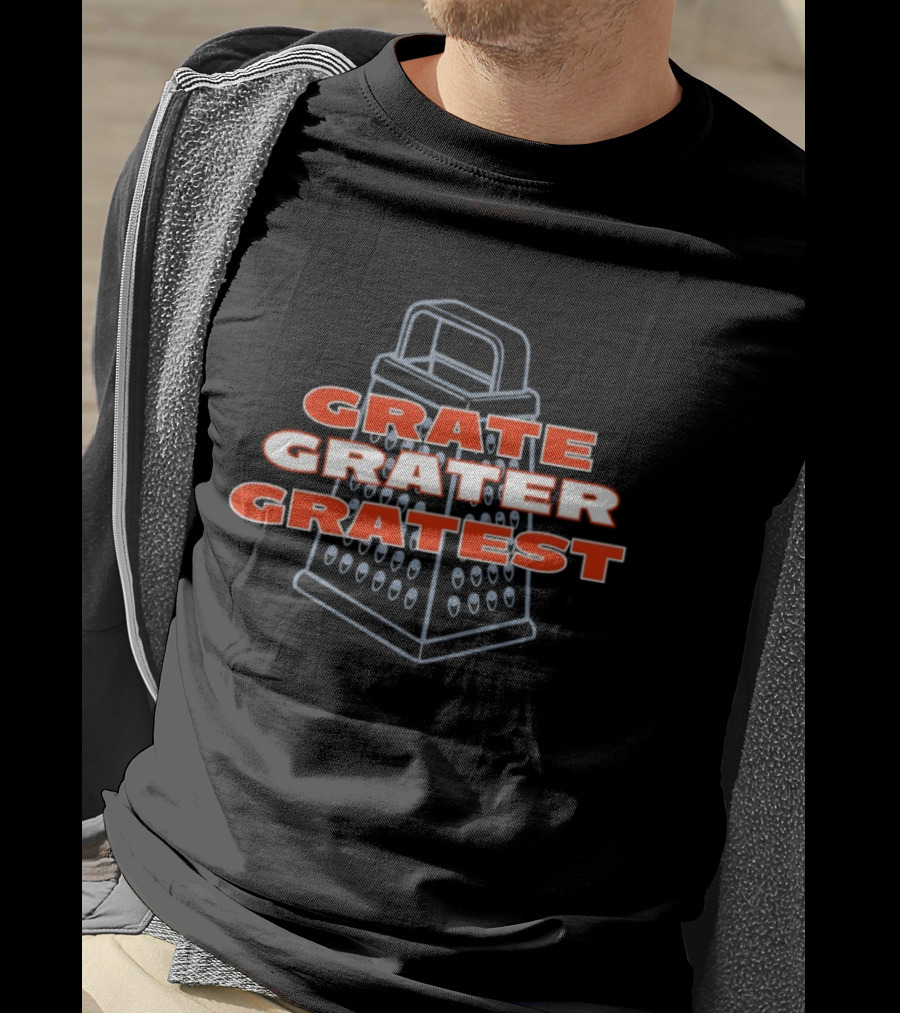 Chicago Bears Grate Grater Gratest Football Humor T-Shirt