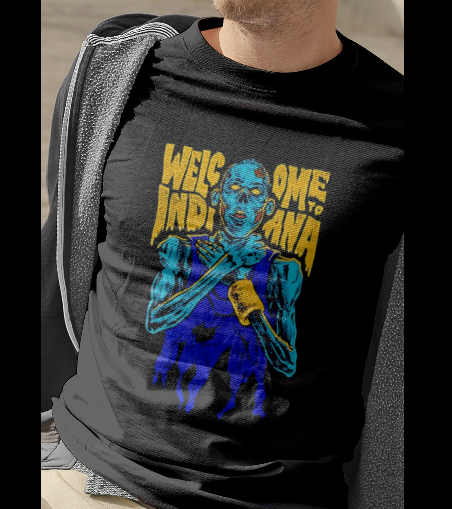 Welcome To Indiana Knick Killer Zombie T-Shirt
