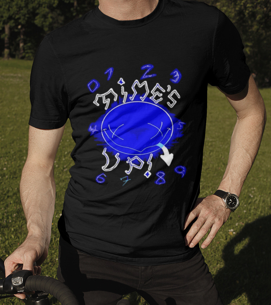 Times Up Design Kookoo Grace Numbers Blue T-Shirt