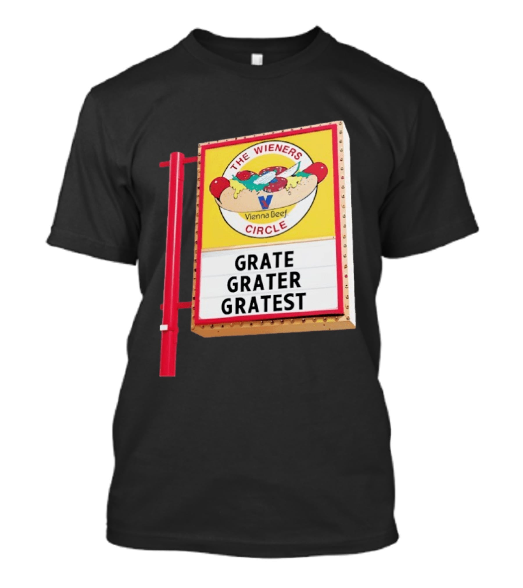 The Wieners Circle Vienna Beef Grate Grater Gratest T-Shirt