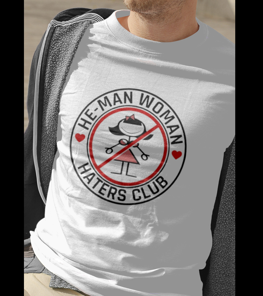 He Man Woman Haters Club Lil Rascal Circle T-Shirt
