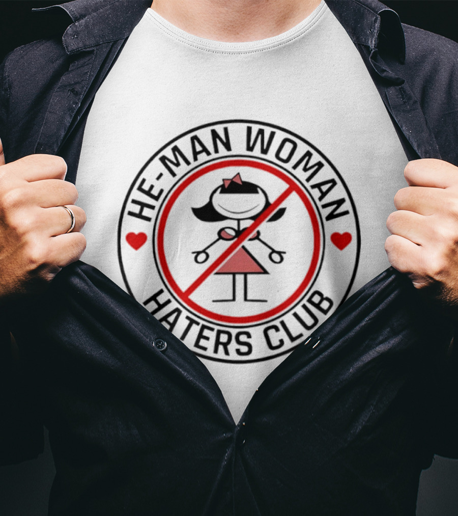 He Man Woman Haters Club Lil Rascal Circle T-Shirt