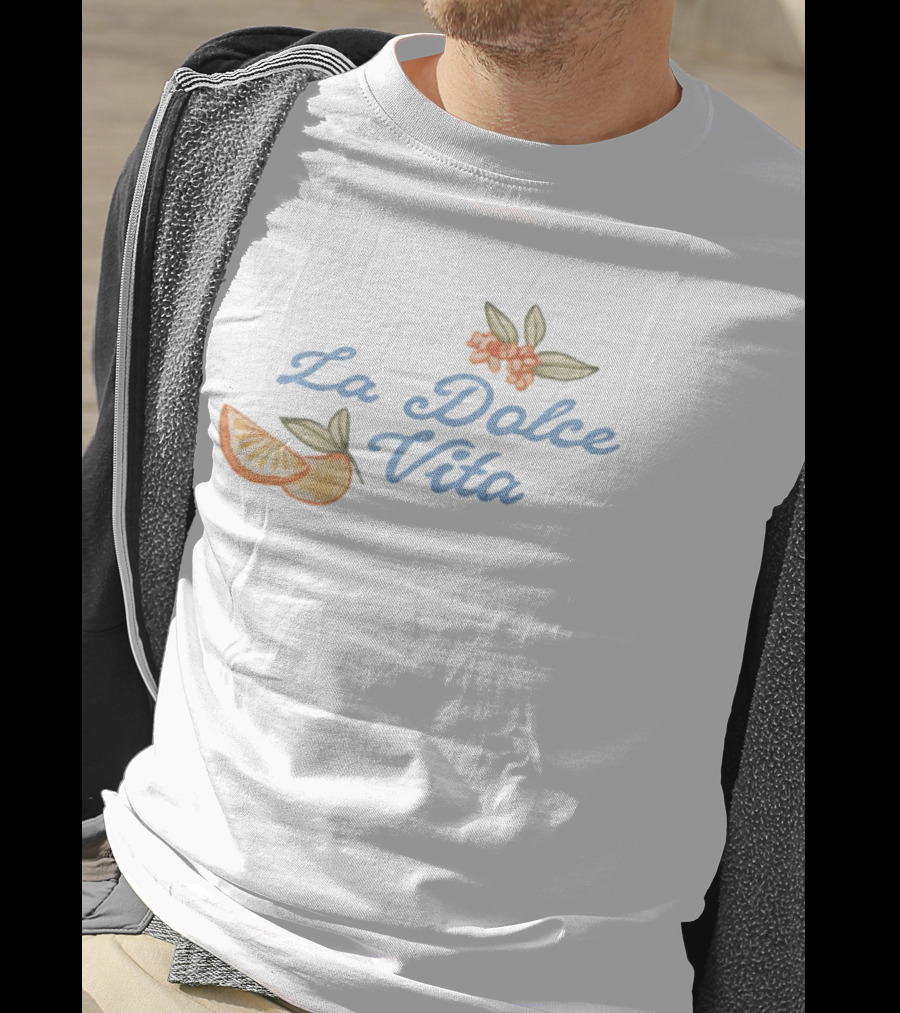 La Dolce Vita Citrus And Floral Italian Summer Vibes T-Shirt