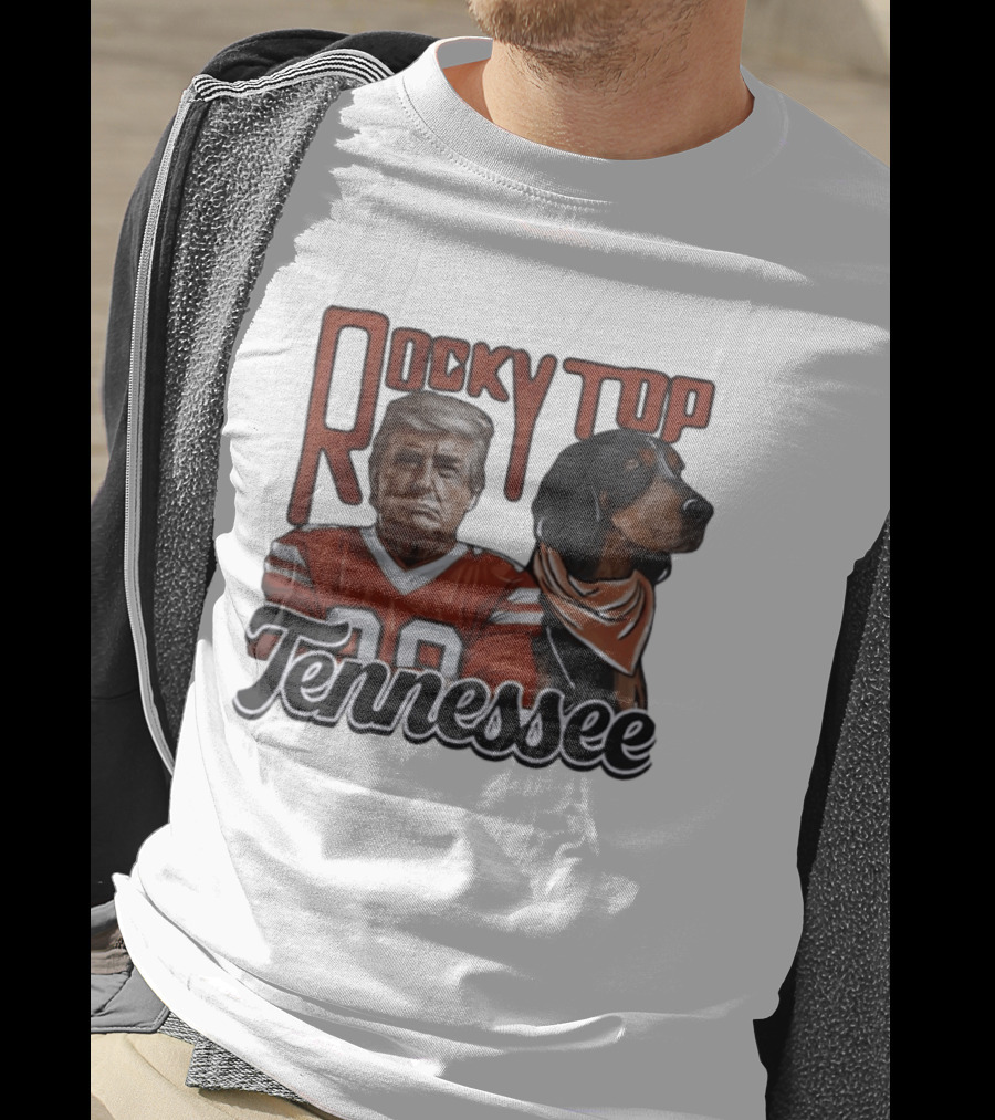 Tennessee Volunteers Rocky Top Donald Trump Smokey Dog T-Shirt