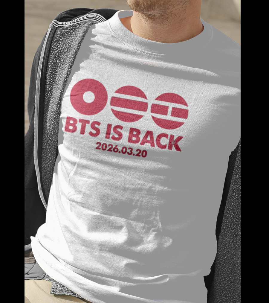 BTS Is Back 2026.03.20 Concert Event T-Shirt