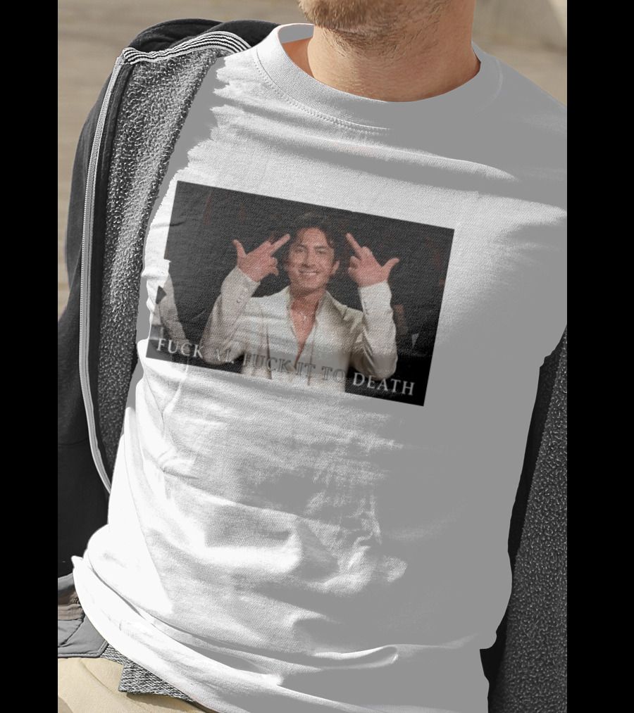Hudson Williams Fuck AI Fuck It To Death Middle Finger Gesture T-Shirt