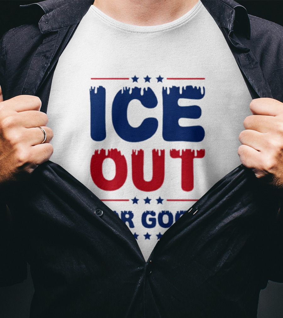 Ice Out For Good Protest Movement Activism T-Shirt