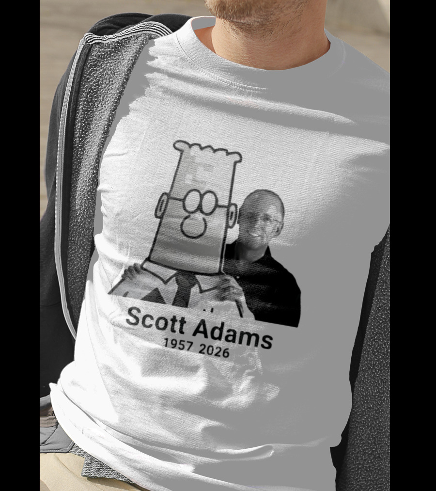 Scott Adams 1957 2026 Dilbert T-Shirt