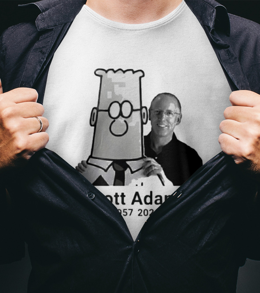 Scott Adams 1957 2026 Dilbert T-Shirt