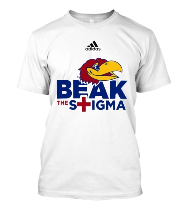Adidas Kansas Jayhawks Beak The Stigma T-Shirt