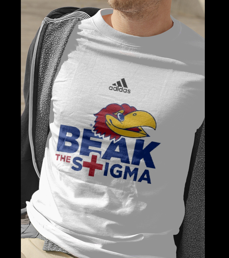 Adidas Kansas Jayhawks Beak The Stigma T-Shirt