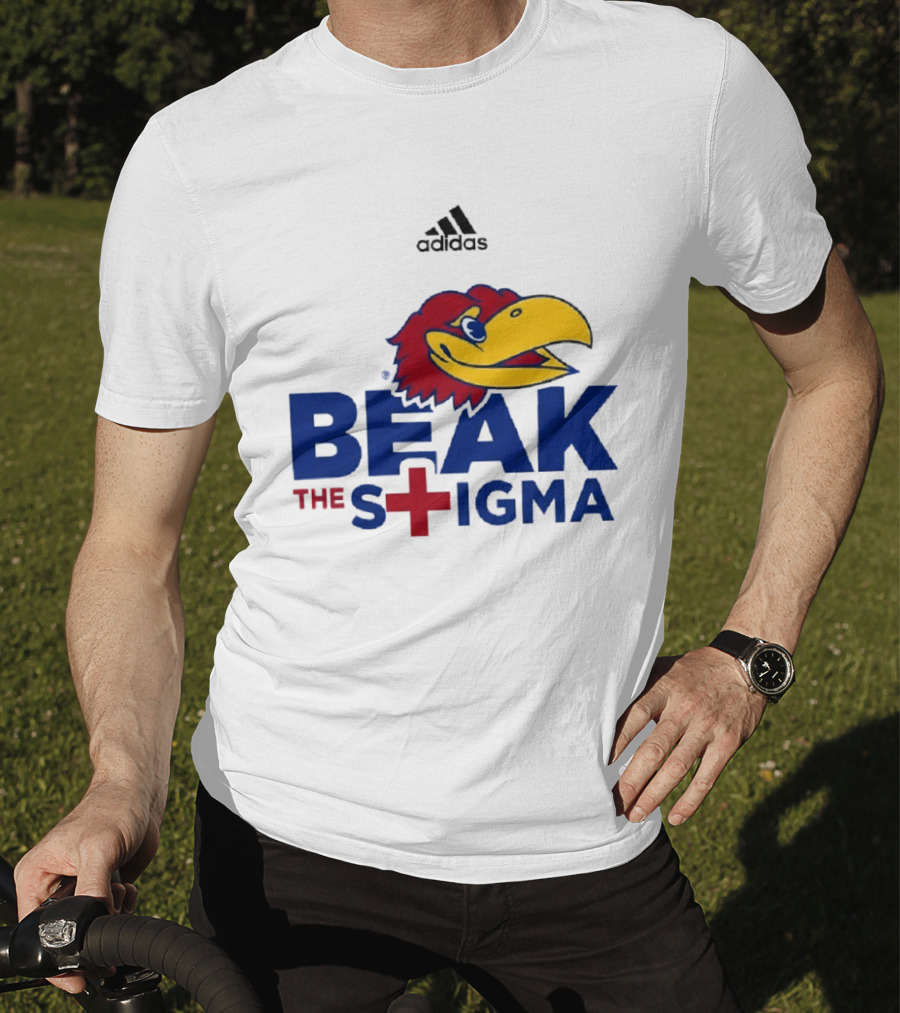Adidas Kansas Jayhawks Beak The Stigma T-Shirt