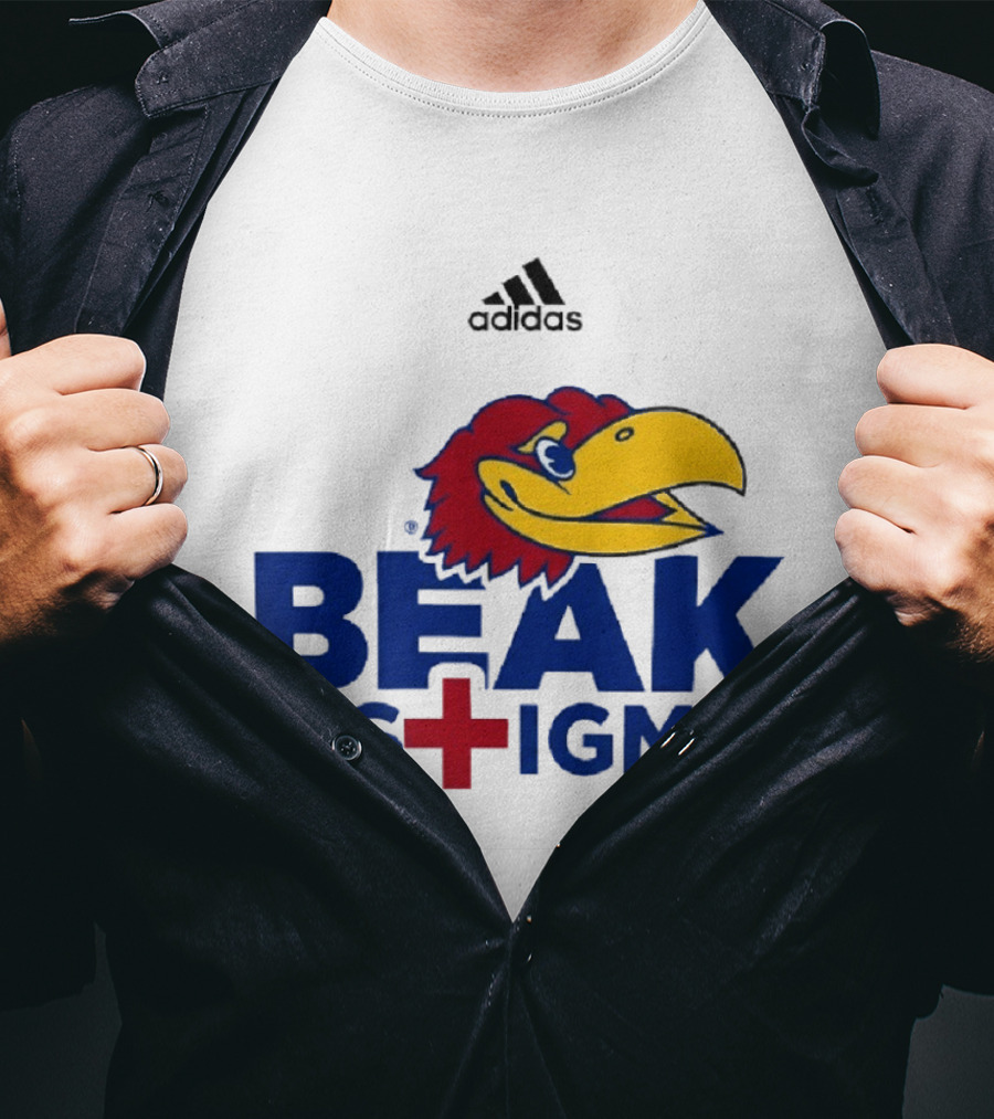 Adidas Kansas Jayhawks Beak The Stigma T-Shirt