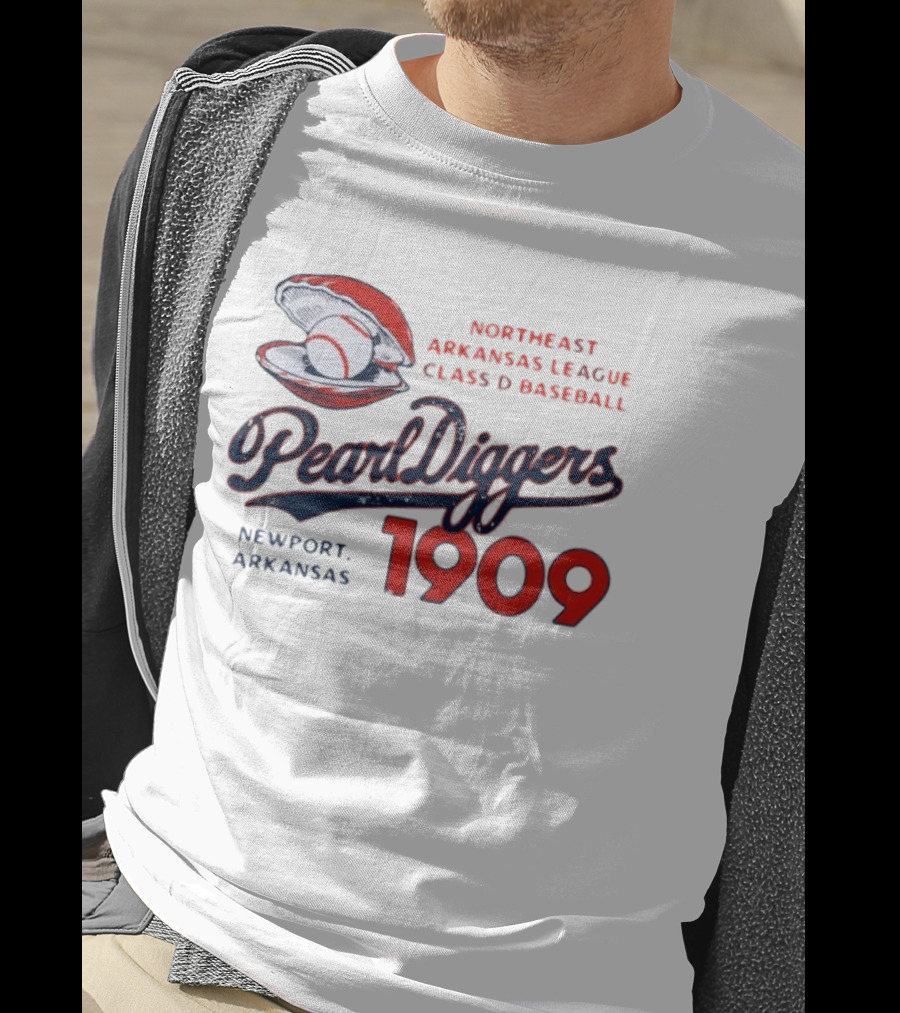 Northeast Arkansas League Class D Baseball Pearl Diggers Newport Arkansas 1909 T-Shirt