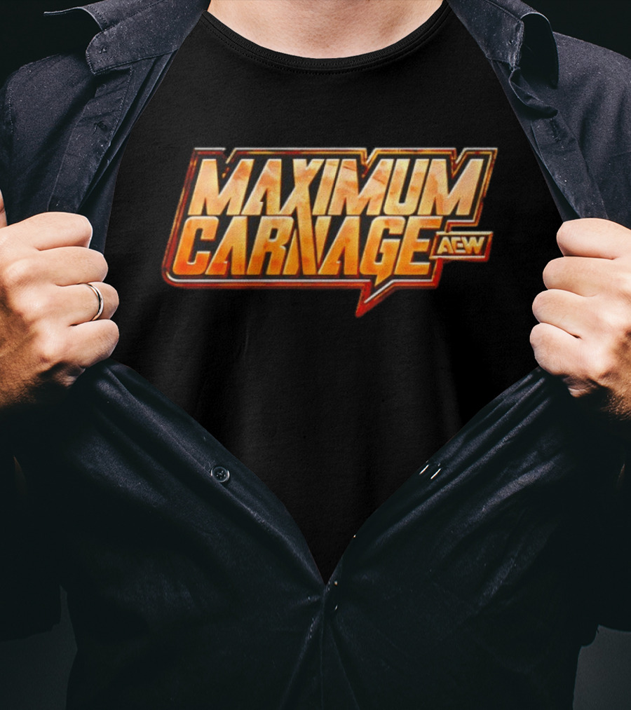 AEW Maximum Carnage 2026 Event Wrestling Promotion T-Shirt