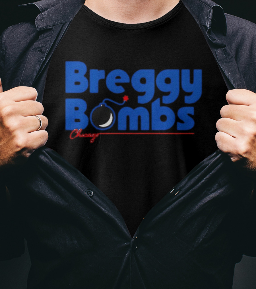 Breggy Bombs Chicago Baseball Alex Bregman T-Shirt