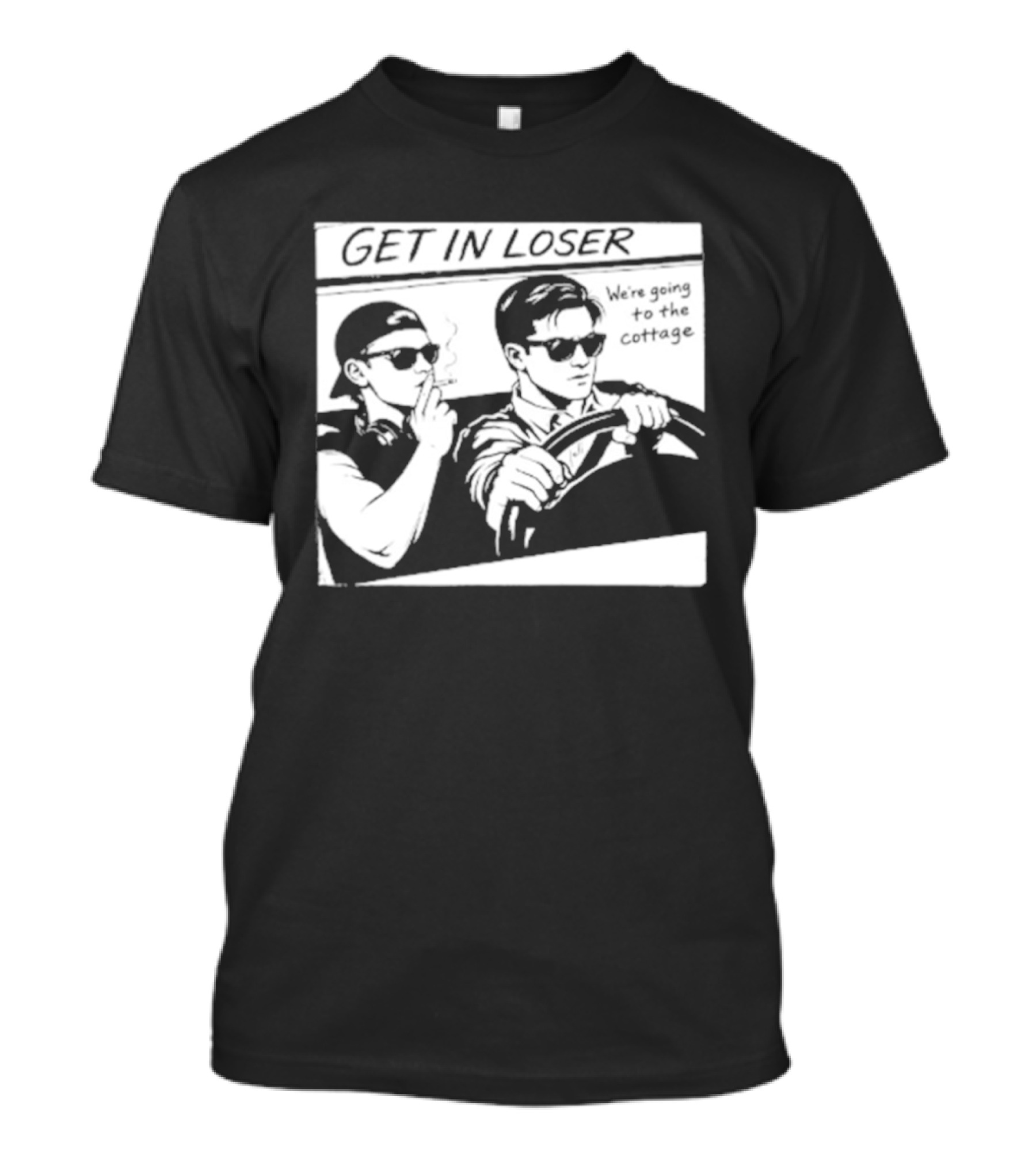 Get In Loser We're Going To The Cottage Heated Rivalry Comic T-Shirt