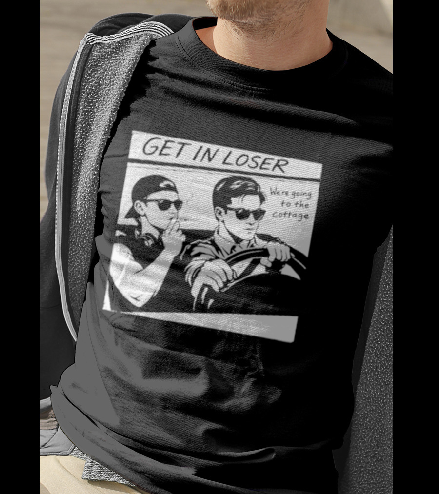 Get In Loser We're Going To The Cottage Heated Rivalry Comic T-Shirt