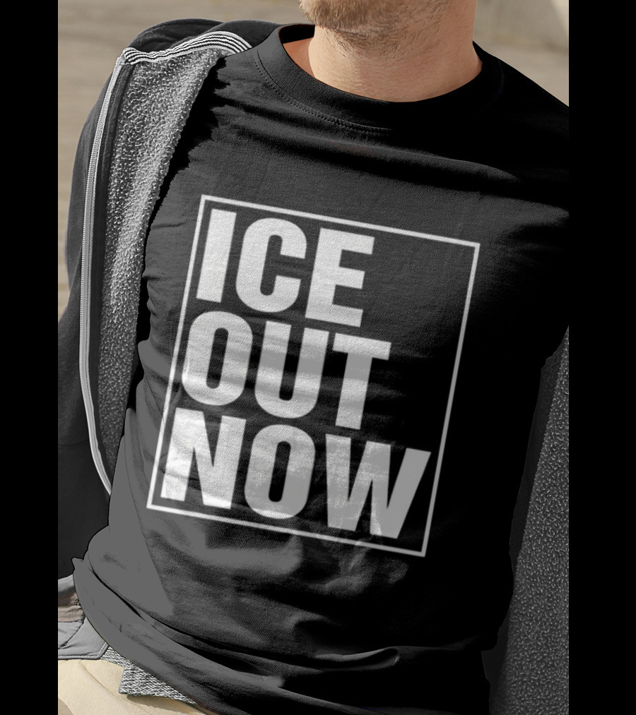 Ice Out Now Abolish Ice Activism T-Shirt