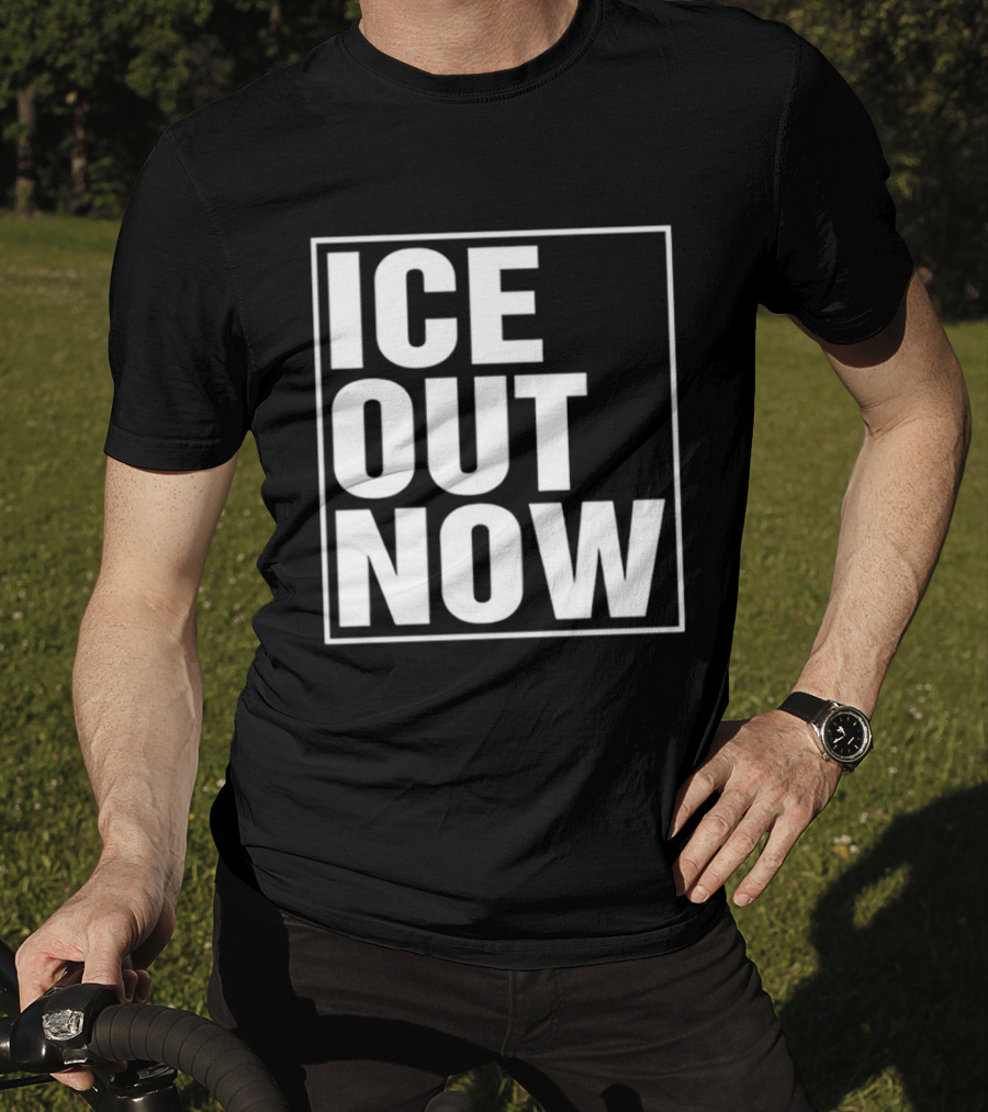 Ice Out Now Abolish Ice Activism T-Shirt
