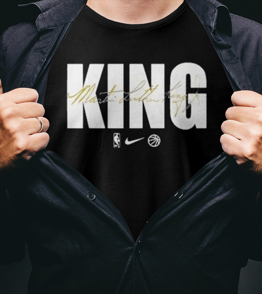 Minnesota Timberwolves King Martin Luther King Jr NBA Nike Basketball T-Shirt