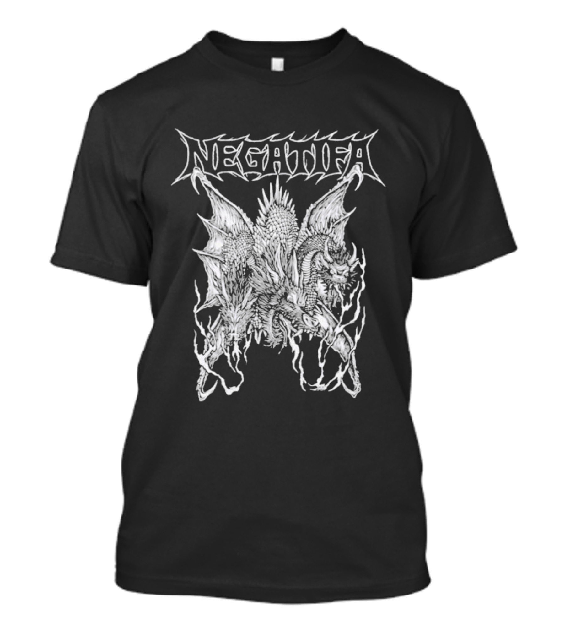 Negatifa Japan Tour 2026 Black Metal Concert T-Shirt