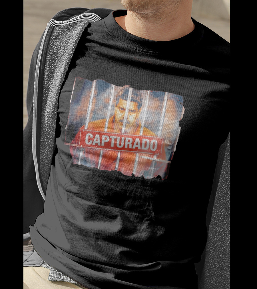 Nicolas Maduro Capturado Behind Bars Prison T-Shirt