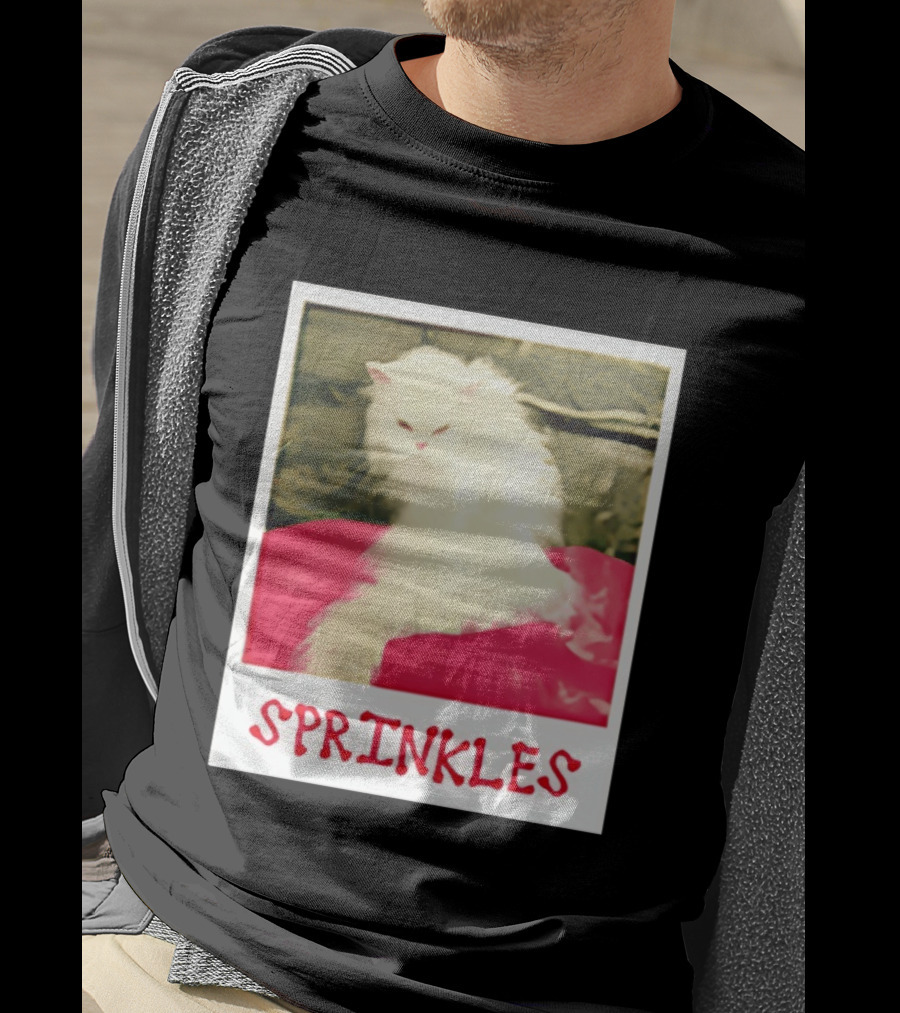 Office Angela Martin Sprinkles Cat Image Pólvora T-Shirt