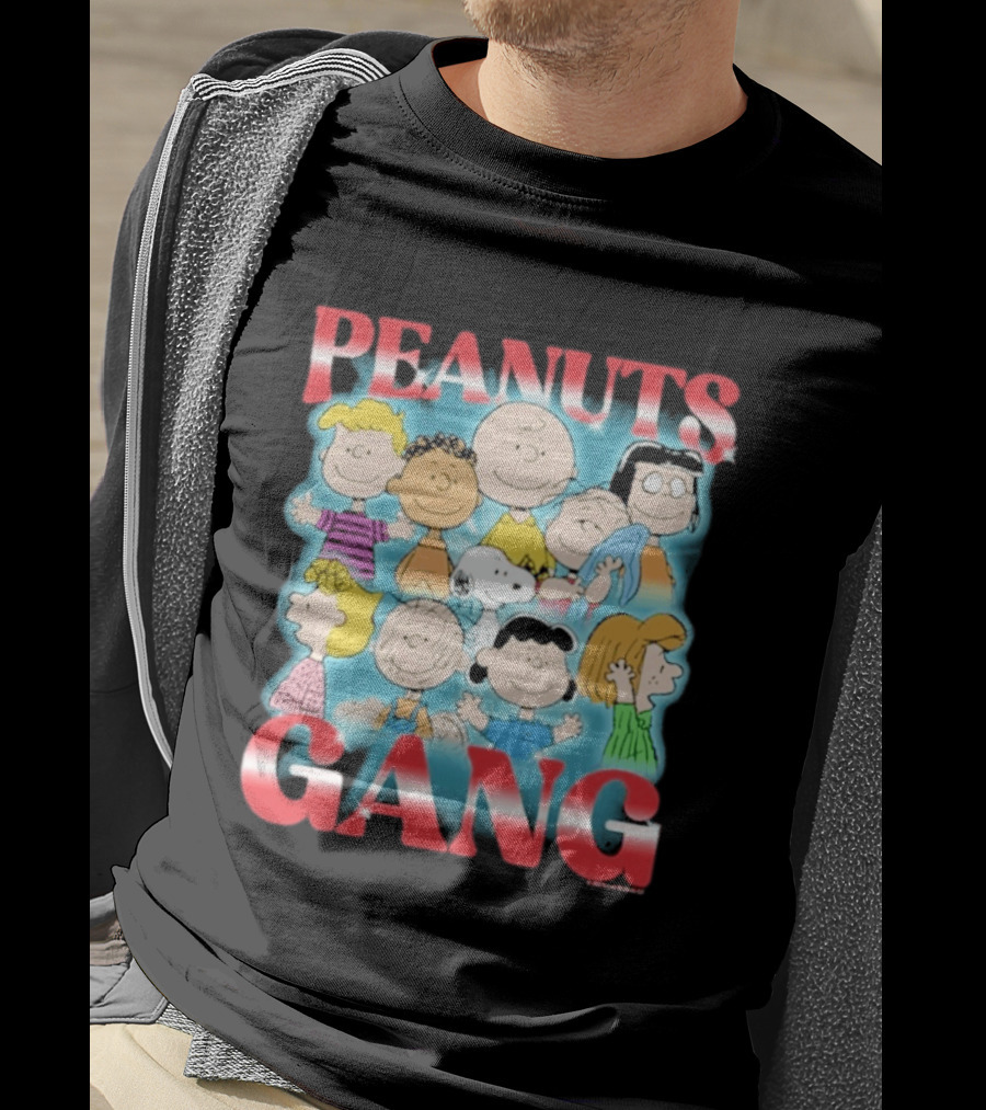 Peanuts Gang Charlie Brown Snoopy Friends T-Shirt