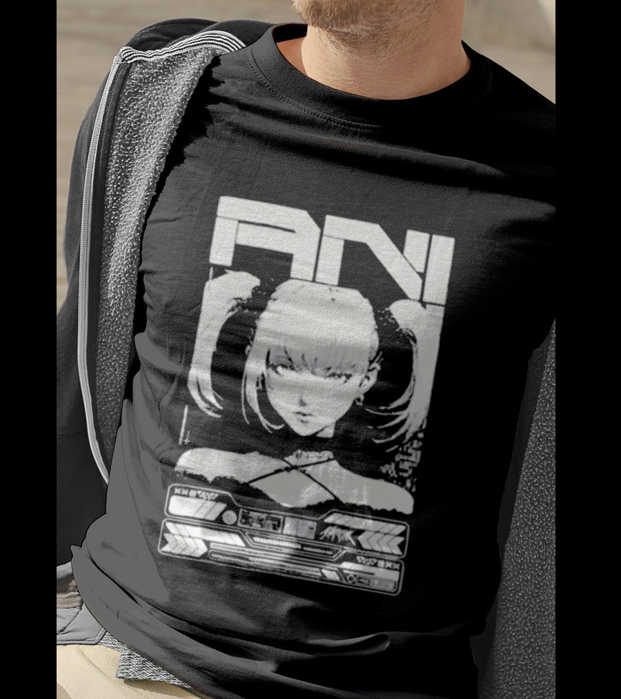 XAI ANI Dark Manga Futuristic Anime Aesthetic T-Shirt