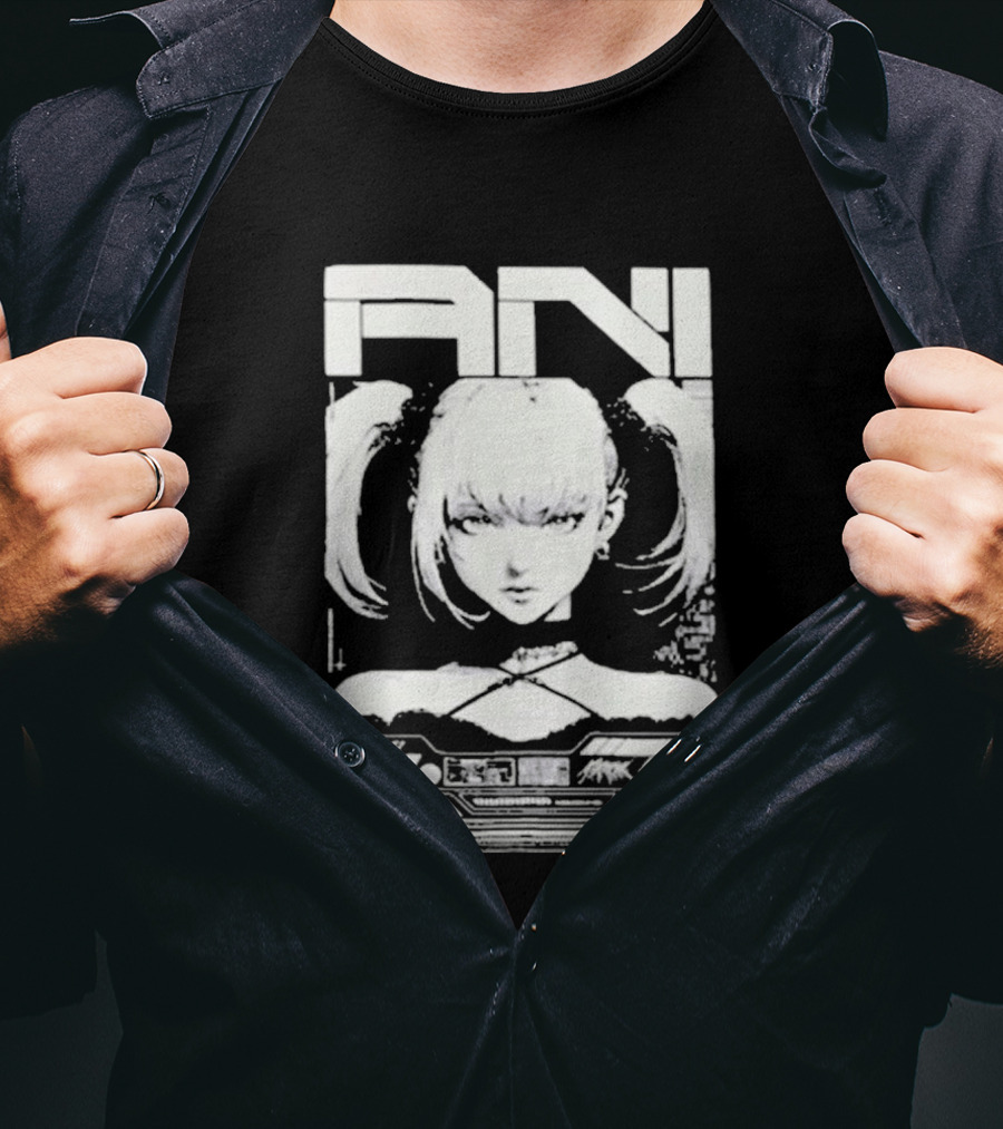 XAI ANI Dark Manga Futuristic Anime Aesthetic T-Shirt
