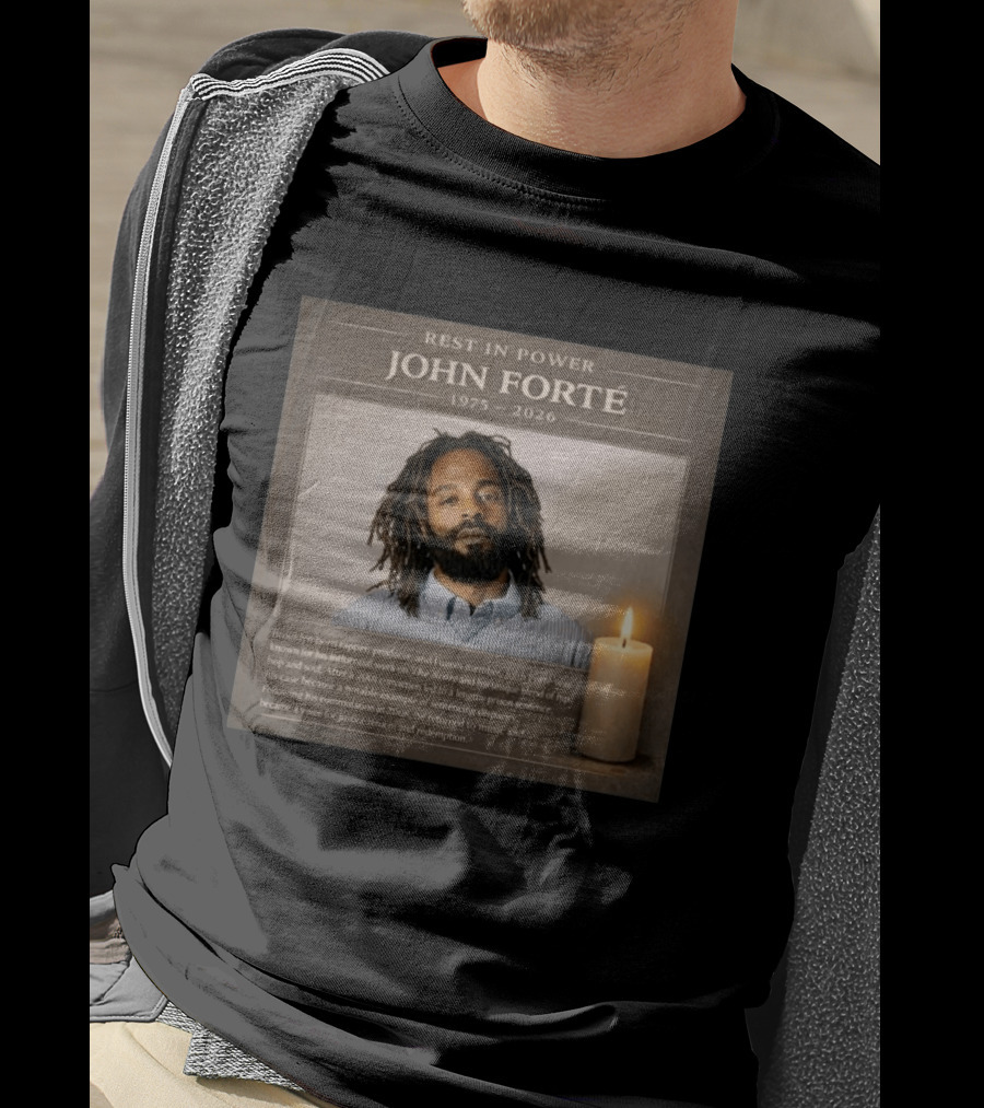 Rest In Power John Forté 1975 2026 Brooklyn Rapper Producer Fugees Member T-Shirt