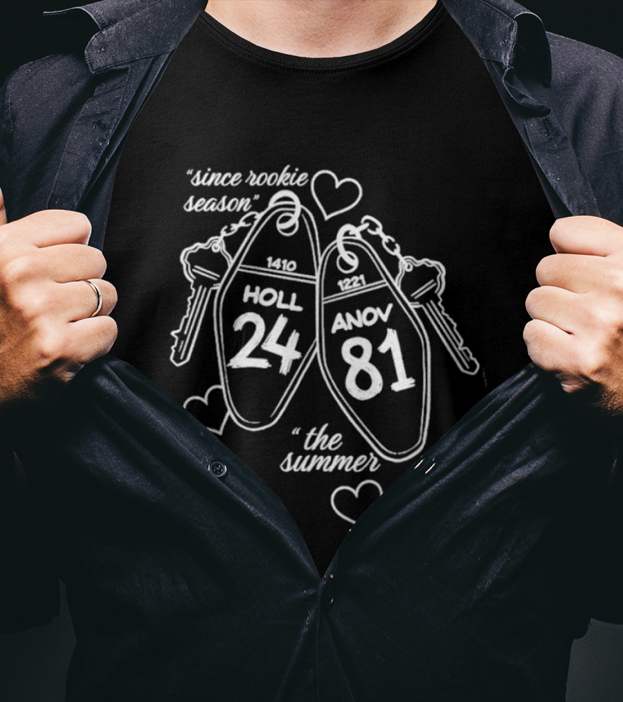 Since Rookie Season Hollanov Heated Rivalry Room Numbers 1410 1221 Summer Before T-Shirt