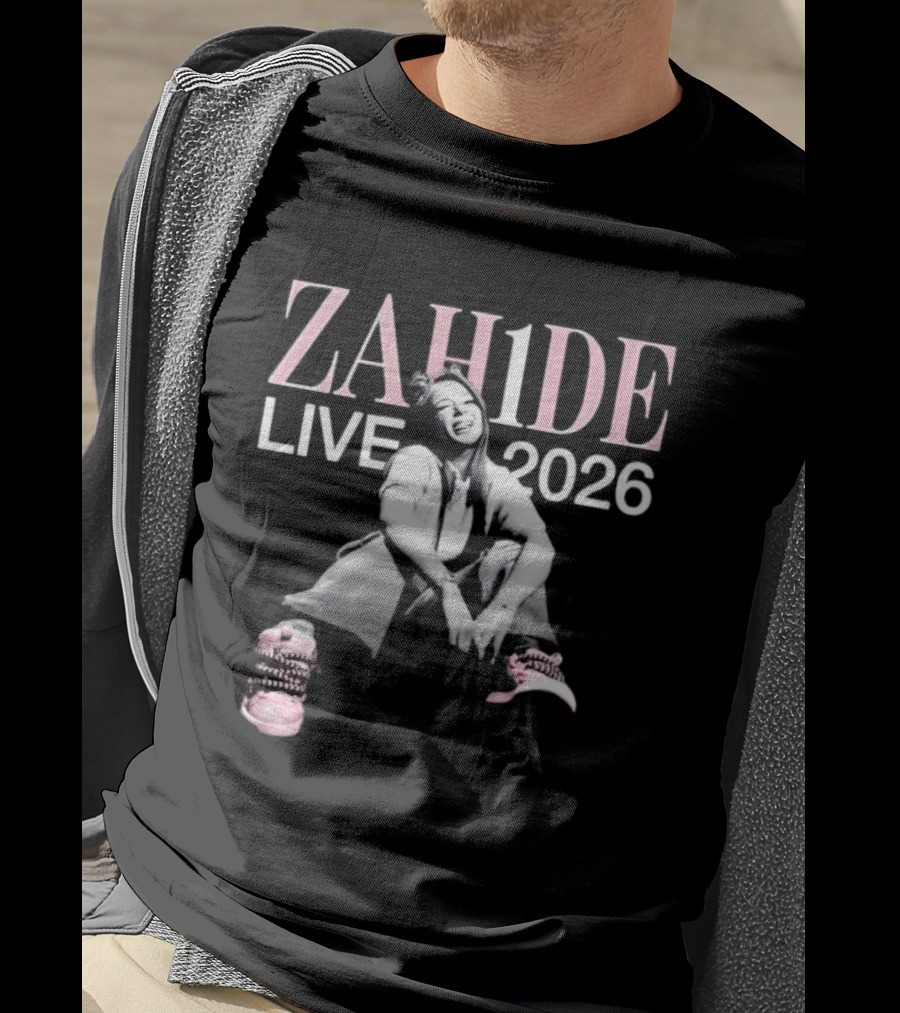 ZAH1DE Zahide Live 2026 Pink Sneakers T-Shirt