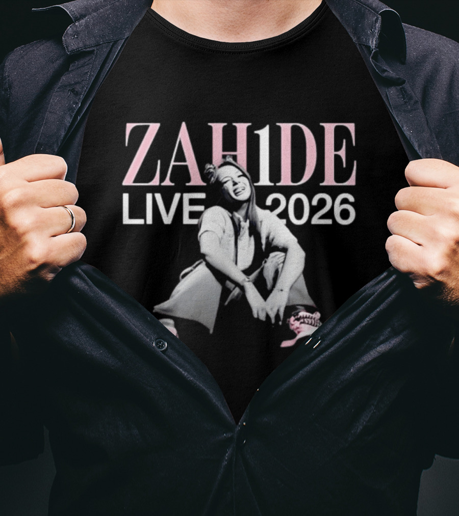 ZAH1DE Zahide Live 2026 Pink Sneakers T-Shirt