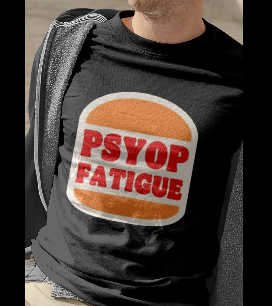 Psyop Fatigue Burger Parody Spirituallock T-Shirt