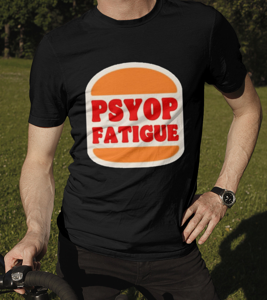 Psyop Fatigue Burger Parody Spirituallock T-Shirt